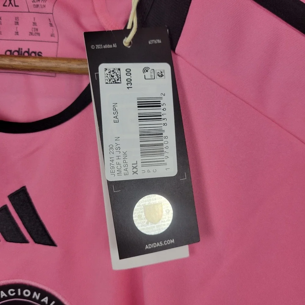 NEW‎ LIONEL MESSI ADIDAS $130 JERSEY 2XL 2024/2025 MIAMI PINK HOME MENS MLS
